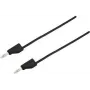 VOLTCRAFT Test Lead [Plug 4 mm - Plug 4 mm] 2 m Must MSB-300 (MSB-300-2-SW)