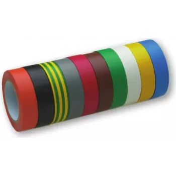 Elektriisolatsiooniteip cimco 160000, PVC, 15 mm x 10 m, sorteeritud värvid, sise-/välistingimustes