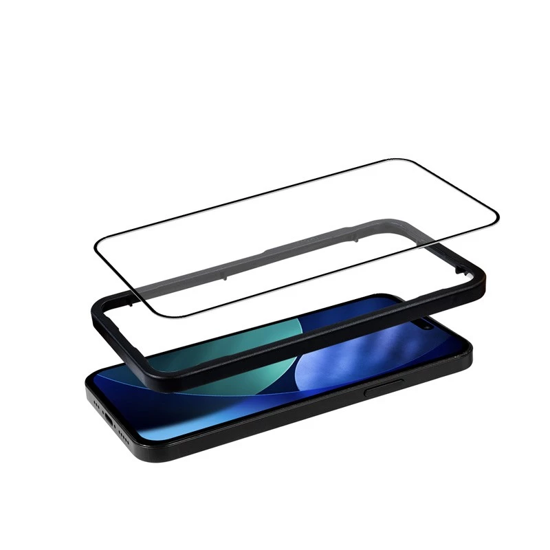 Karastatud klaasist ekraanikaitse Crong iPhone 17 Pro Max jaoks — paigaldusteenus kaasas