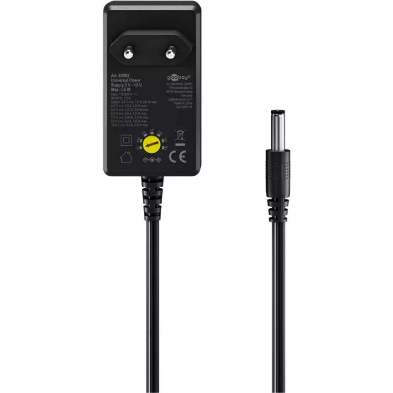 Goobay 65592 Toiteadapter Must