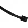 Kaablipikendus Alphacool 18673 Plast Must 150mm
