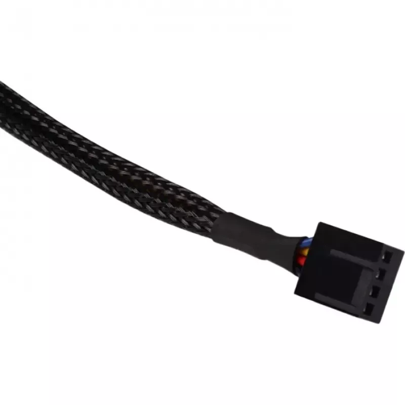 Kaablipikendus Alphacool 18673 Plast Must 150mm