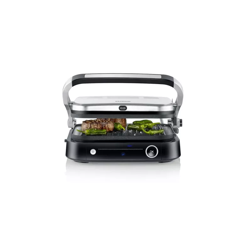 Kontaktgrill SEVINI Pro, KG 2395 (hõbedane/must, 1800 W)