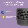 Klaviatuur Logitech Wave Keys Office RF juhtmevaba + Bluetooth QWERTZ Saksa Graphite