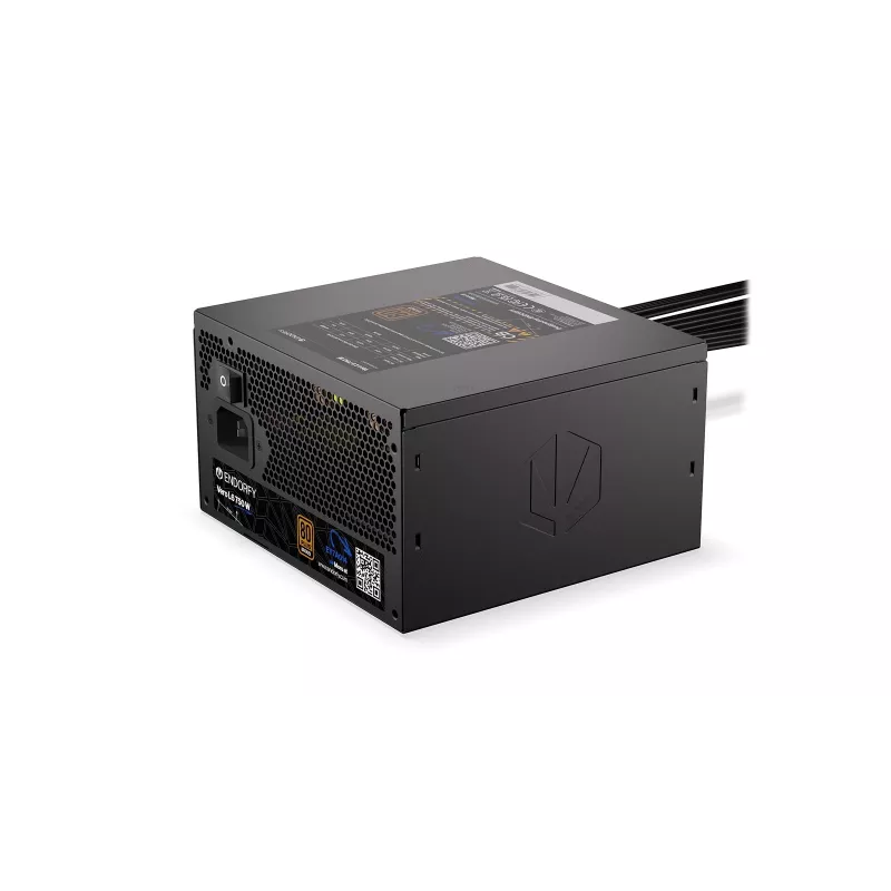 Toiteplokk ENDORFY Vero L6 750 W, 24-kontaktiline ATX, 80 PLUS Bronze, 120 mm ventilaator, must