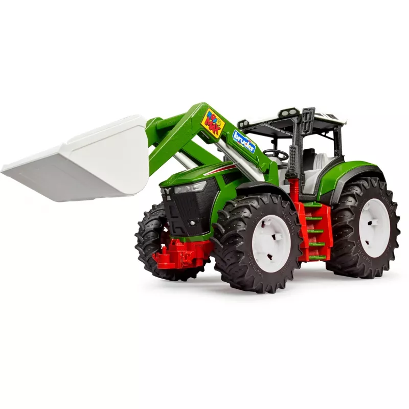 BRUDER Traktor esilaaduriga mudel BR-03451 – vastupidav mängutraktor liigutatava laaduriga