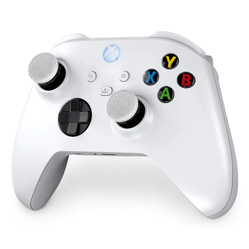 Mängukontrolleri pöidlajuhtkangi haarded STEELSERIES KontrolFreek Sports Clutch valge must XBX kõrge haardega suure jõudlusega