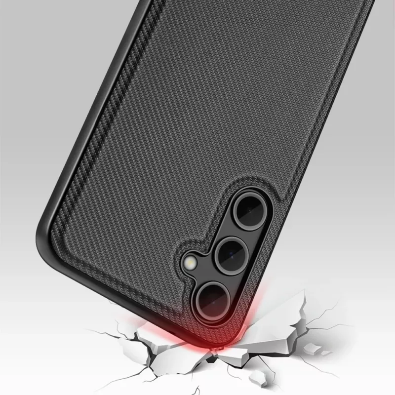 StyleShell NYLO, telefoniümbrismust, Samsung Galaxy A35 5G