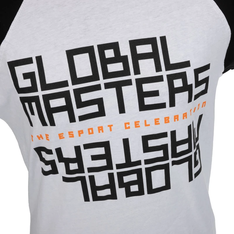 Global Masters T-särk GM Text - Valge (S)