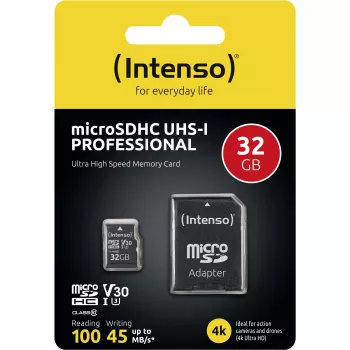 CARD Intenso mälukaart microHC Professional 32 GB