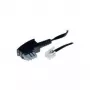 S/CONN 6m TAE-N – RJ 11 Must Läbipaistev ShiverPeaks