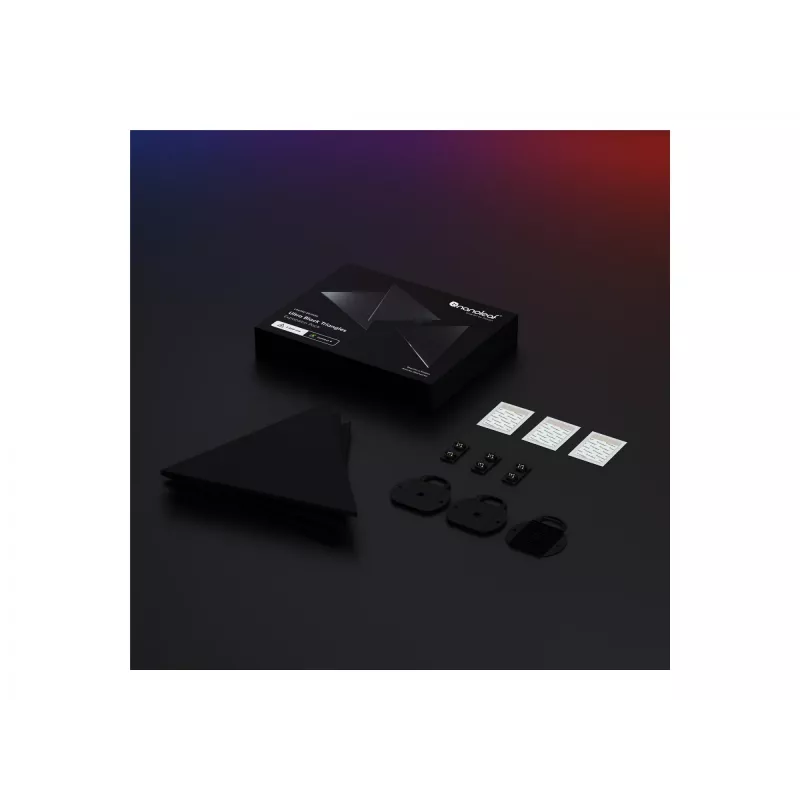 Nutipaneel Nanoleaf NL47-0101TW-3PK Wi-Fi Must 3 tk