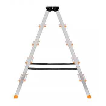 Kokkulapitav redel Krause 120410, alumiinium, 6 astet, laius 480 mm, max kõrgus 105 cm
