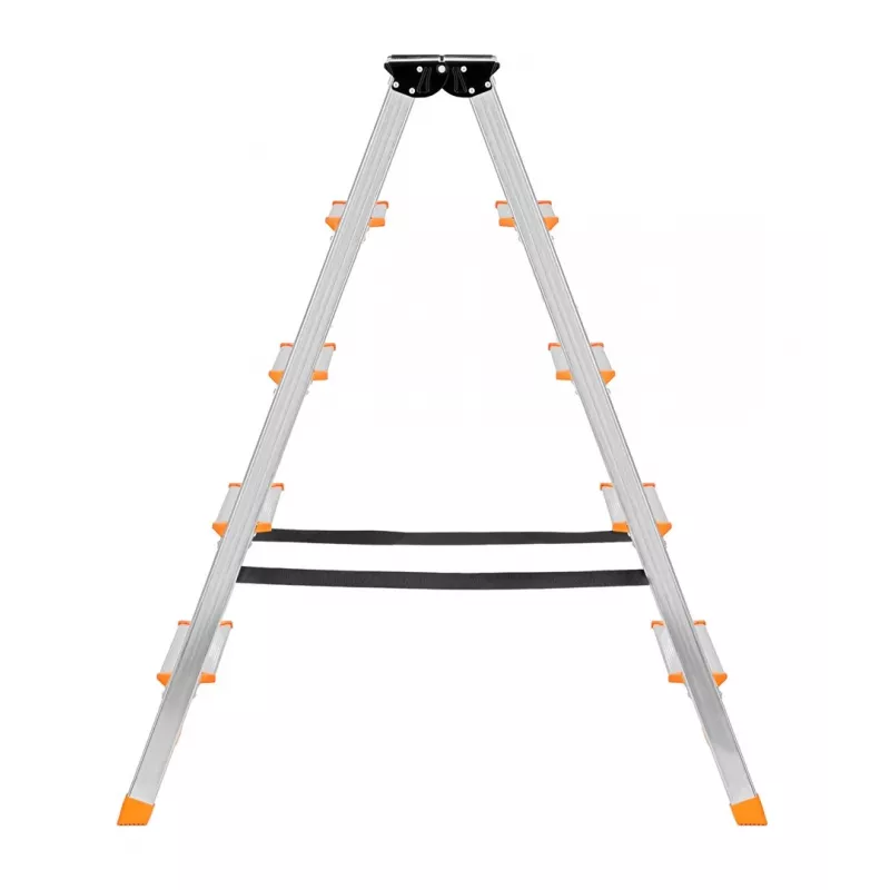 Kokkulapitav redel Krause 120410, alumiinium, 6 astet, laius 480 mm, max kõrgus 105 cm