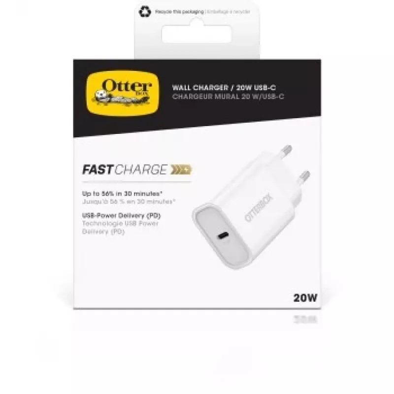 Seinalaadija OTTERBOX 78-81340 20W USB‑C (USB‑PD) Valge