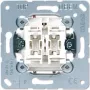 Seinlüliti moodul JUNG 505 U 1P, 1-pooluseline 10 A, 250 V — Metallvalge
