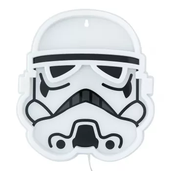 Seinale paigaldatav LED-neoonvalgusti Paladone Stormtrooper mudel PP14595SWVN, dekoratiivne Star Warsi valgustus