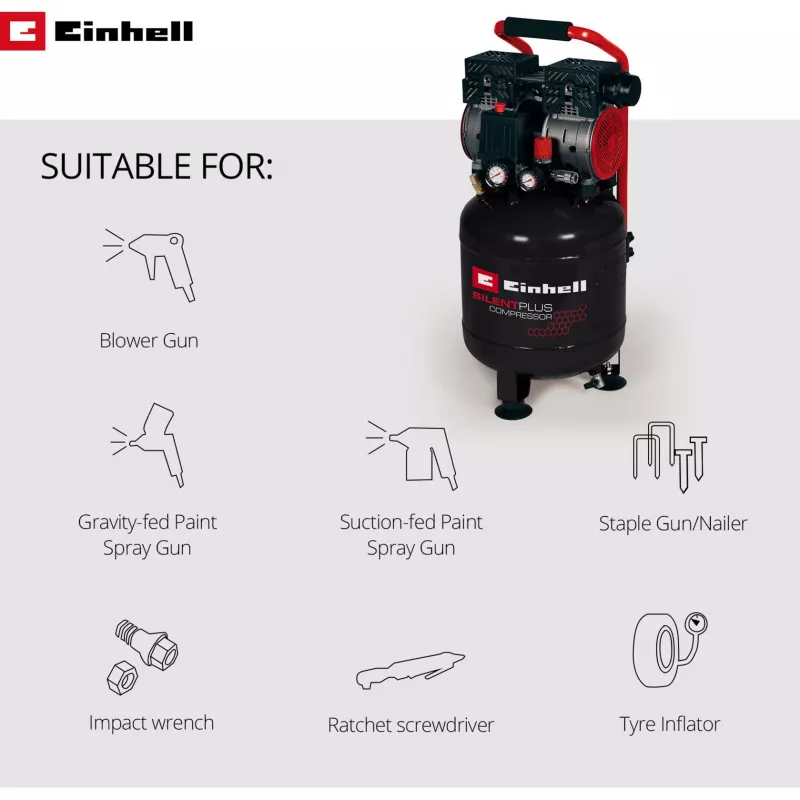 Õhukompressor Einhell TE-AC 24 Silent 750 W 135 l/min