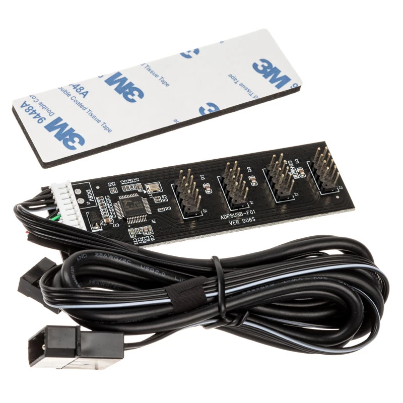 USB-jaoturkaart Kolink USB 2.0 60 cm USB- ja Molex-kaabliga