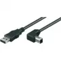 Wentronic Goobay USB 2.0 Hi-Speed kaabel, must, 1 m - USB 2.0-pistik (tüüp A) > USB 2.0-pistik (tüüp B) (93017)