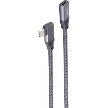 ShiverPeaks SHVP BS13-56020 - USB 3.2 kaabel 90° C pistik pesasse 1,0 m - kaabel - digitaalne/andmeside (BS13-56020)