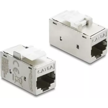 DELOCK Keystone adapter RJ45 Cat.6A metall, sinine-sinisesse