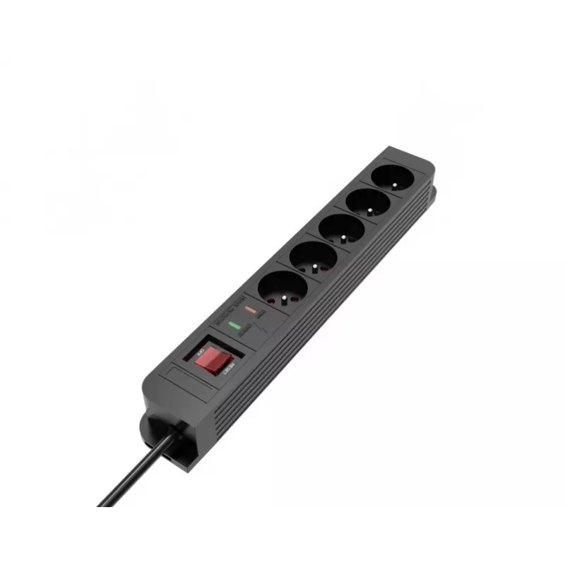 Liigpingekaitse TB Energy x5, 1,5 m – 5 pesaga pikendusjuhe liigpingekaitsega