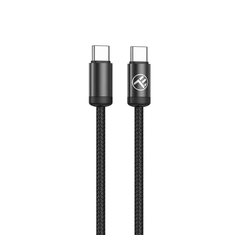 USB-C kaabel Tellur TLL155791, 1 m, 3A, Must