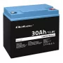 Laetav LiFePO4 aku QOLTEC 12.8V 30Ah 384Wh koos BMS-iga
