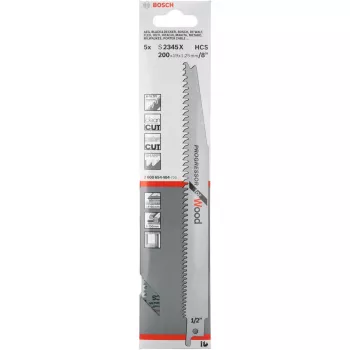 Bosch S 2345 X saeleht kõrgsüsinikterasest (HCS) 5 tk