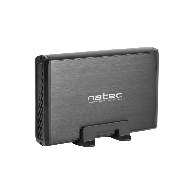 NATEC NKZ-0448 RHINO External USB 3.0 enclosure for 3.5inch SATA HDDs black aluminum