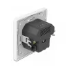 DeLOCK 11489 pistikupesa CEE 7/3 + USB valge 250V 16A