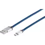 USB-kaabel S/CONN 14-50021 USB 2.0 0,9 m USB A USB C sinine