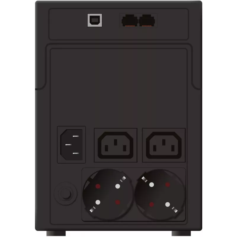 PowerWalker VI 1200 SHL Schuko katkematu toiteallikas (UPS) Line-Interactive 1,2 kVA 600 W 4 vahelduvvoolupistikupesa