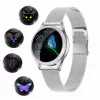 Nutikell ORO-MED ORO-SMART CRYSTAL SILVER — ümmargune metallkorpus, LCD 240×198, 1,04-tolline ekraan, Bluetooth 4.0, veekindel, 120 mAh aku
