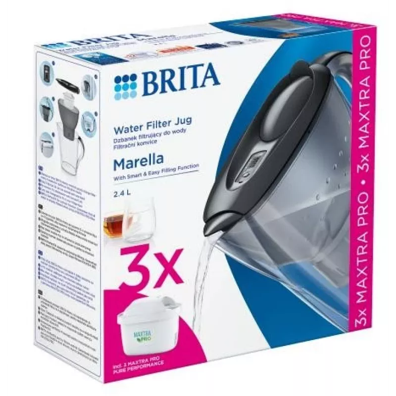 Brita Marella + 3 MAXTRA PRO Pure Performance 2,4 L Sinine
