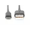 Assmann USB 2.0 ühenduskaabel. tüüp A - mikro B M/M. 1,0 m. USB 2.0 ühilduv. UL. must (AK-300110-010-S)