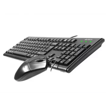 A4Tech KM-72620D - klaviatuuri ja hiire komplekt - USB - US - must