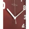 NeXtime kell 3053ro Dash Red, Ø35 cm, seinakell, punane/hõbedane