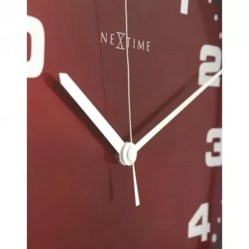 NeXtime kell 3053ro Dash Red, Ø35 cm, seinakell, punane/hõbedane