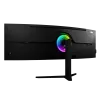 49-tolline kumer LED-kuvar Arozzi Nova — 5120 x 1440 Dual QHD, VA-paneel, 4 ms, USB-jaotur, VESA