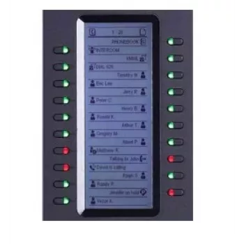 Grandstream Networks GXP2200EXT IP lisamoodul Must 20 nuppu