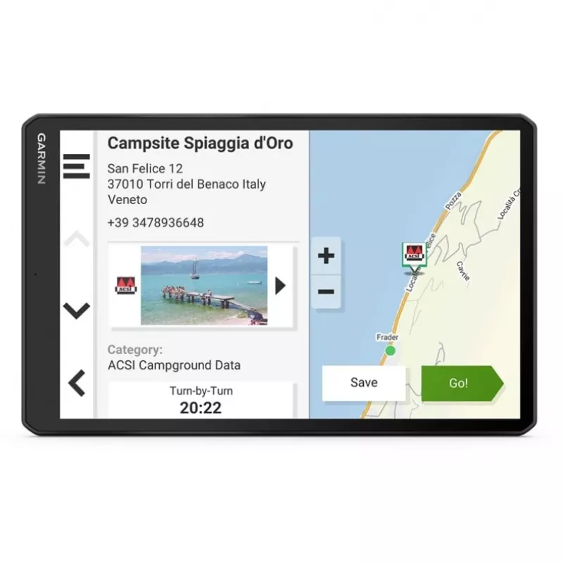 Garmin 1095 navigatsioonisüsteem fikseeritud 25,6 cm (10,1 inch) TFT puuteekraan 554 g must (010-02749-10)