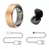 Nutisõrmus MANTA SR01GD 62mm OneRing Gold — suurus 62, metallkuldne viimistlus