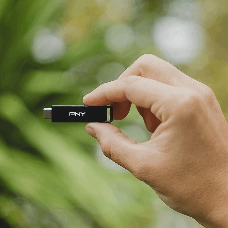 PNY Elite-X USB-mälupulk 64 GB USB Type-C 3.2 Gen 1 (3.1 Gen 1) Must (P-FDI64GELTXC-GE)