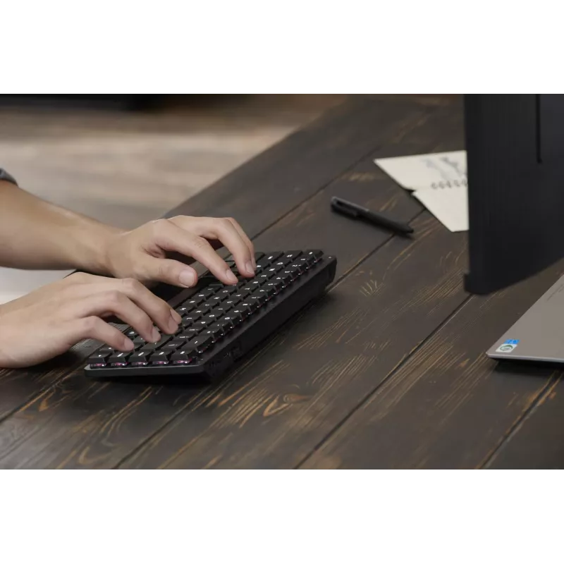 Klaviatuur ASUS ProArt KD300 65% mehaaniline RGB, USB + RF juhtmevaba + Bluetooth, must