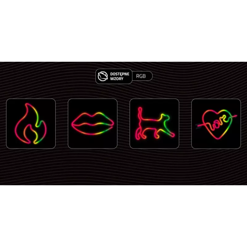 Dekoratiivne neoonvalgusti MANTA SNL58RGB — RGB värvimuutev LED-riba, mudel SNL58RGB