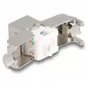 DeLOCK'i RJ45 pesa keystone-moodul LSA-le Cat.6A LED-iga, hõbevalge