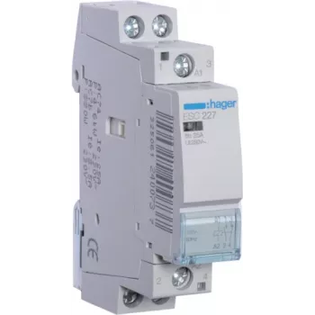 Hager ESC227. Kontakt Strombelastbarkeit: 25 A. AC Eingangsspannung: 230 V (ESC227)