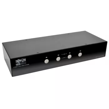 EATON TRIPPLITE 4-pordiline DisplayPort KVM-lüliti helikaablite ja USB 3.0 SuperSpeed jaoturiga (B004-DPUA4-K)